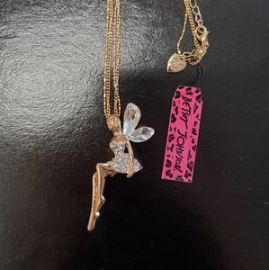 Betsey Johnson fairy necklace